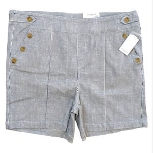 🔥Westbound Button Stripe Stretch Shorts